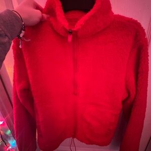 No Boundaries Vibrant Red Jacket